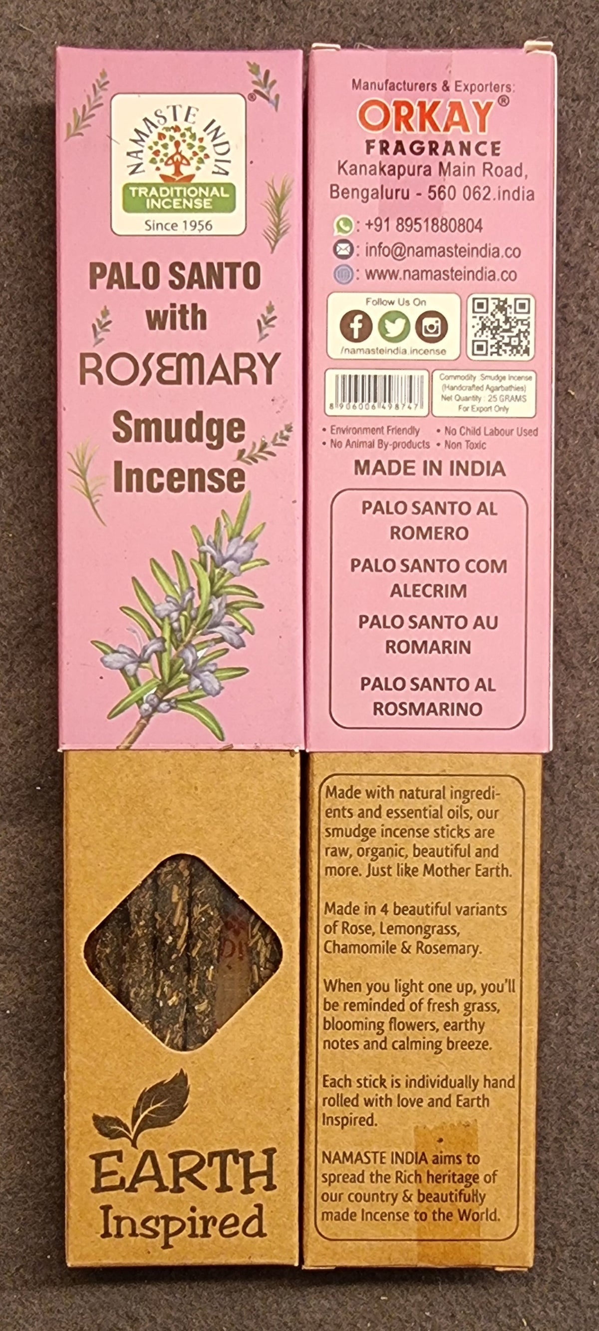 Palo Santo med Rosmarin – Smudge Incense