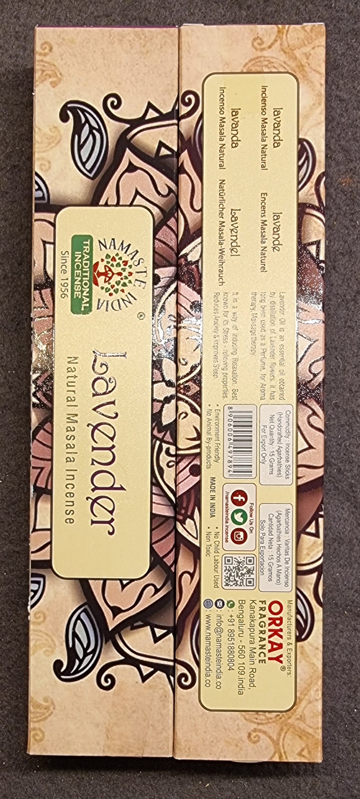 Lavendel – Natural Masala Incense