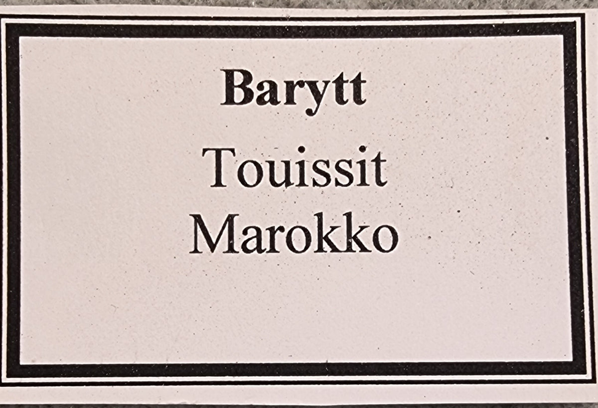 Barytt – Touissit, Marokko