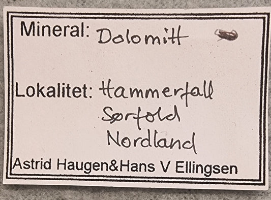DOLOMITT MED TREMOLITT – HAMMERFALL, SØRFOLD