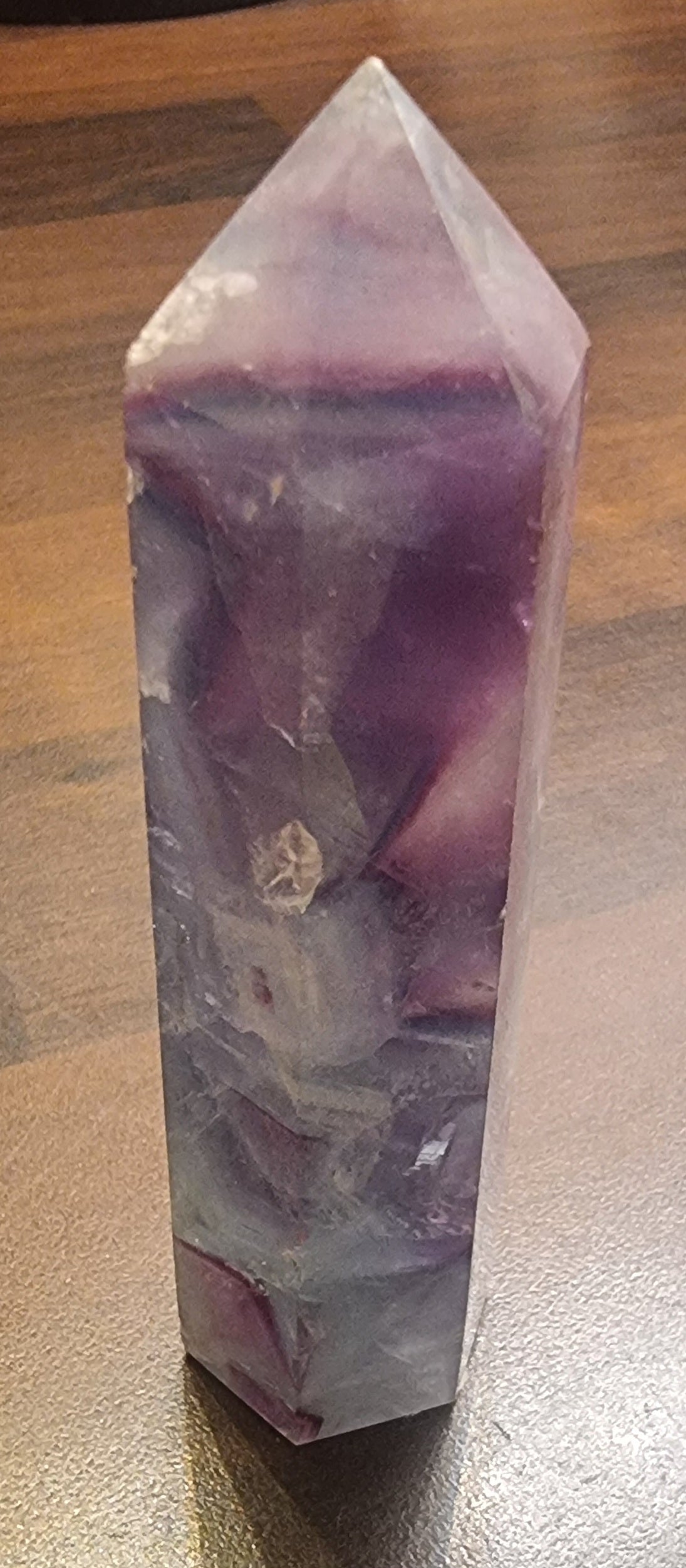 Fluoritt tårn – ca. 9–10 cm