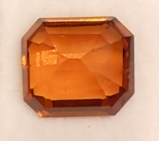 Naturlig hessonittgranat – 3,52 ct – Vivid Orange – ALGT-sertifisert