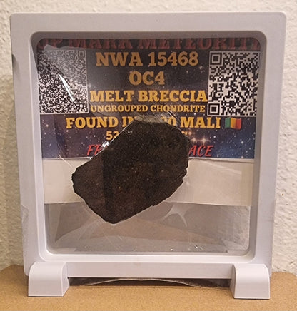 NWA 15468 – Sjeldent OC4 Melt Breccia – 52,36 g