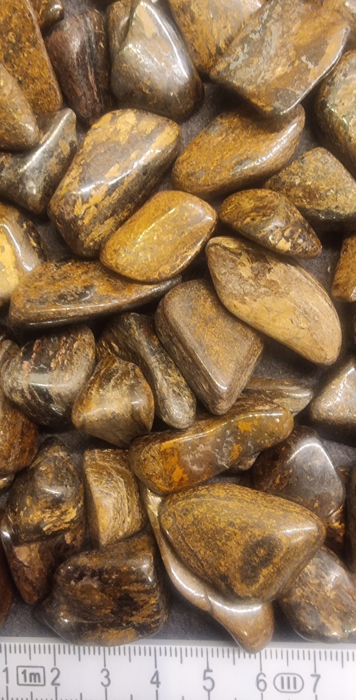 Bronzitt – tromlet stein