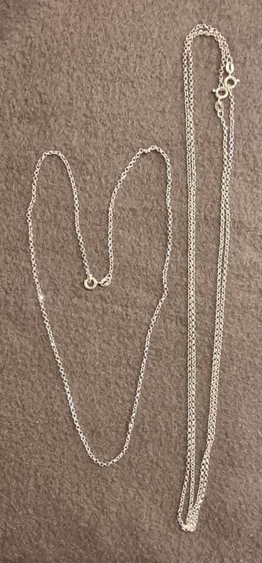 Ertekjede 925 sølv – 50 cm