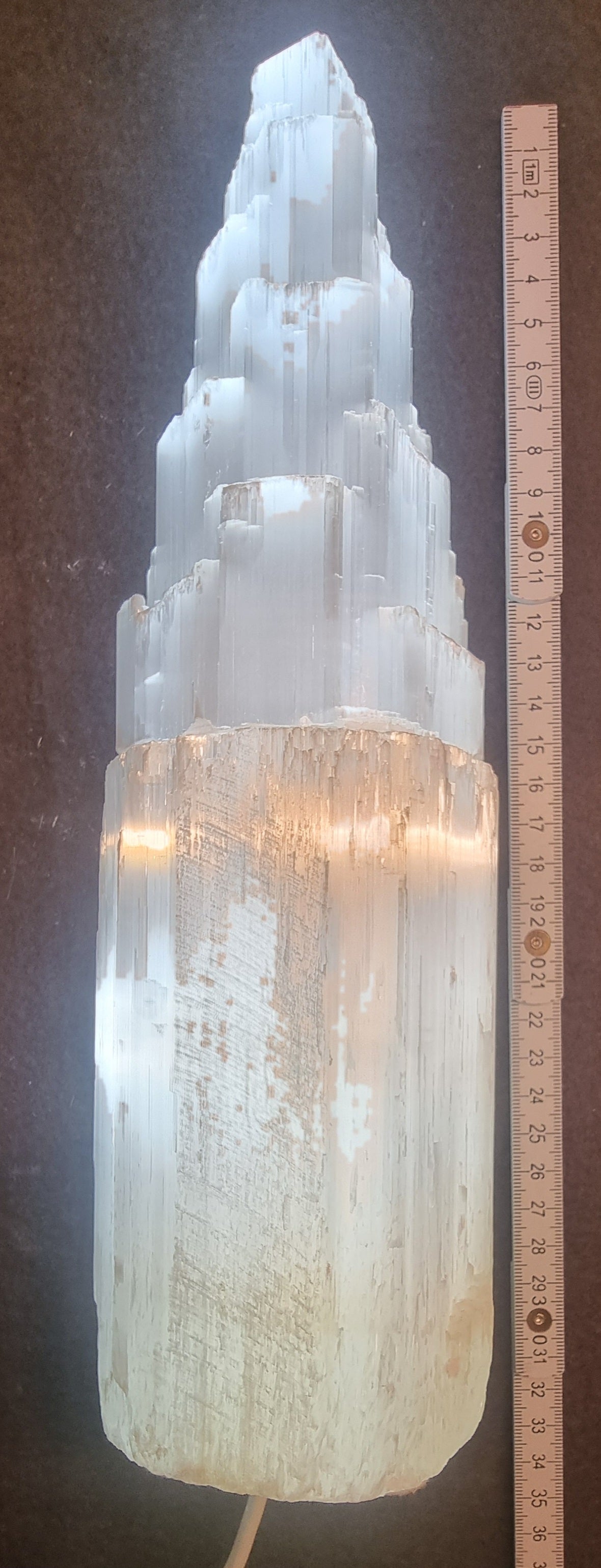 Selenittlampe – ca. 32 cm – bilde 2 av 2