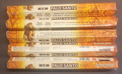 Palo Santo røkelsespinner – 20 stk.