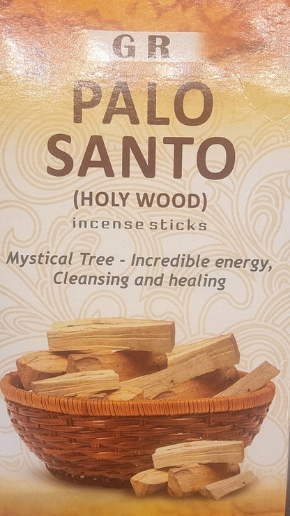Palo Santo røkelsespinner – 20 stk.