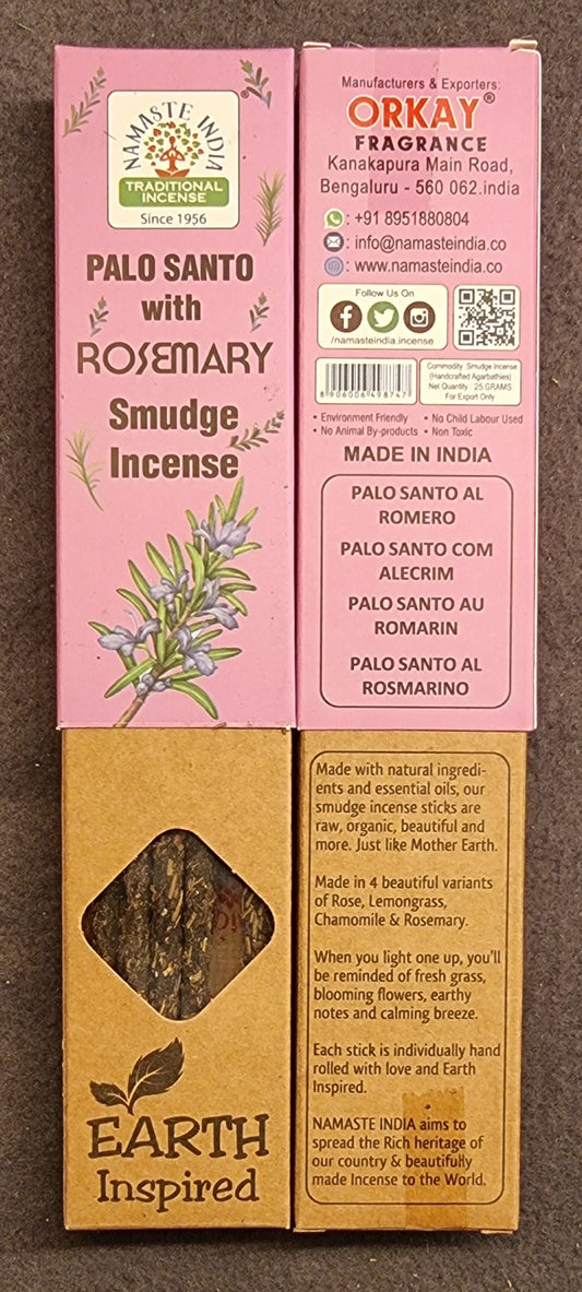 Palo Santo med Rosmarin – Smudge Incense