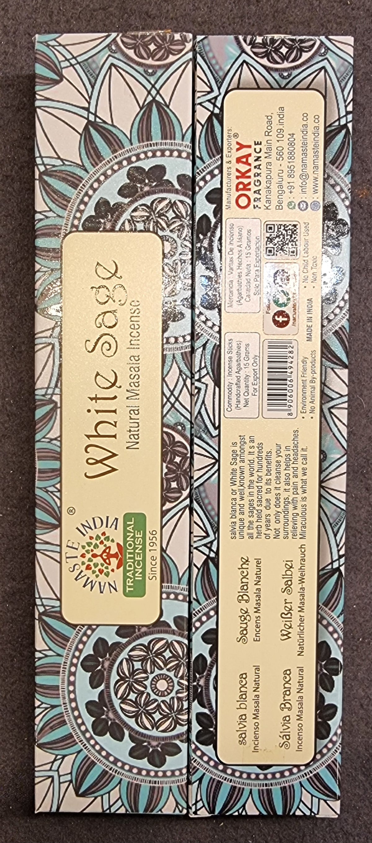 White Sage – Natural Masala Incense