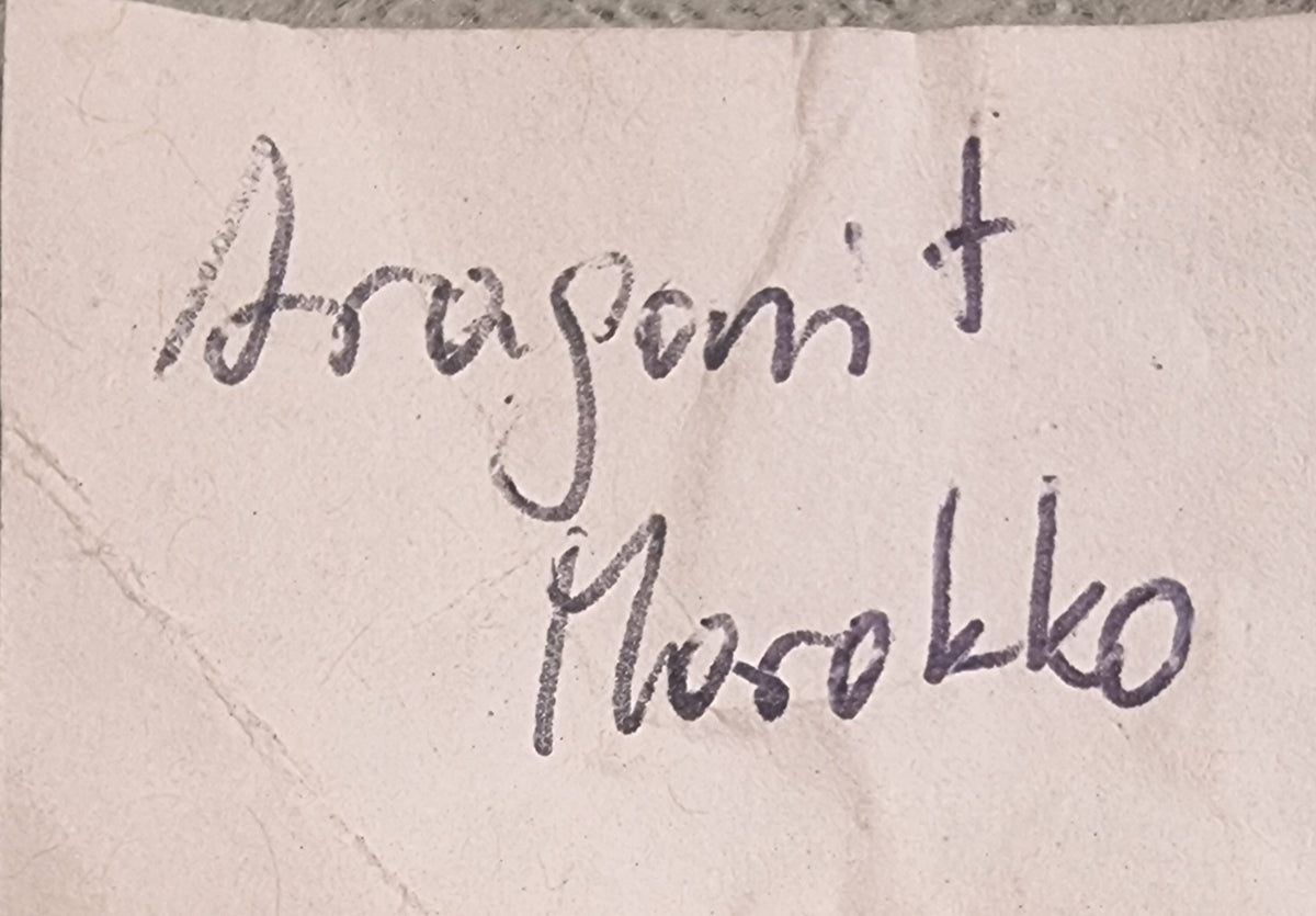 Aragonitt – krystallgruppe fra Marokko