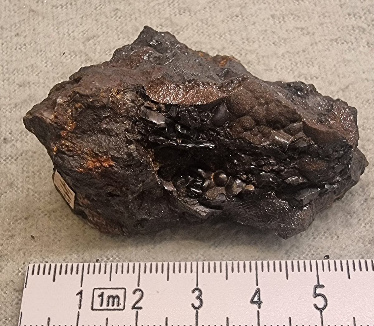 Psilomelan-type manganoksid – rå samlerstein
