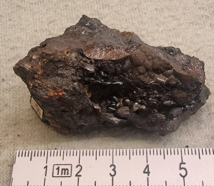 Psilomelan-type manganoksid – rå samlerstein