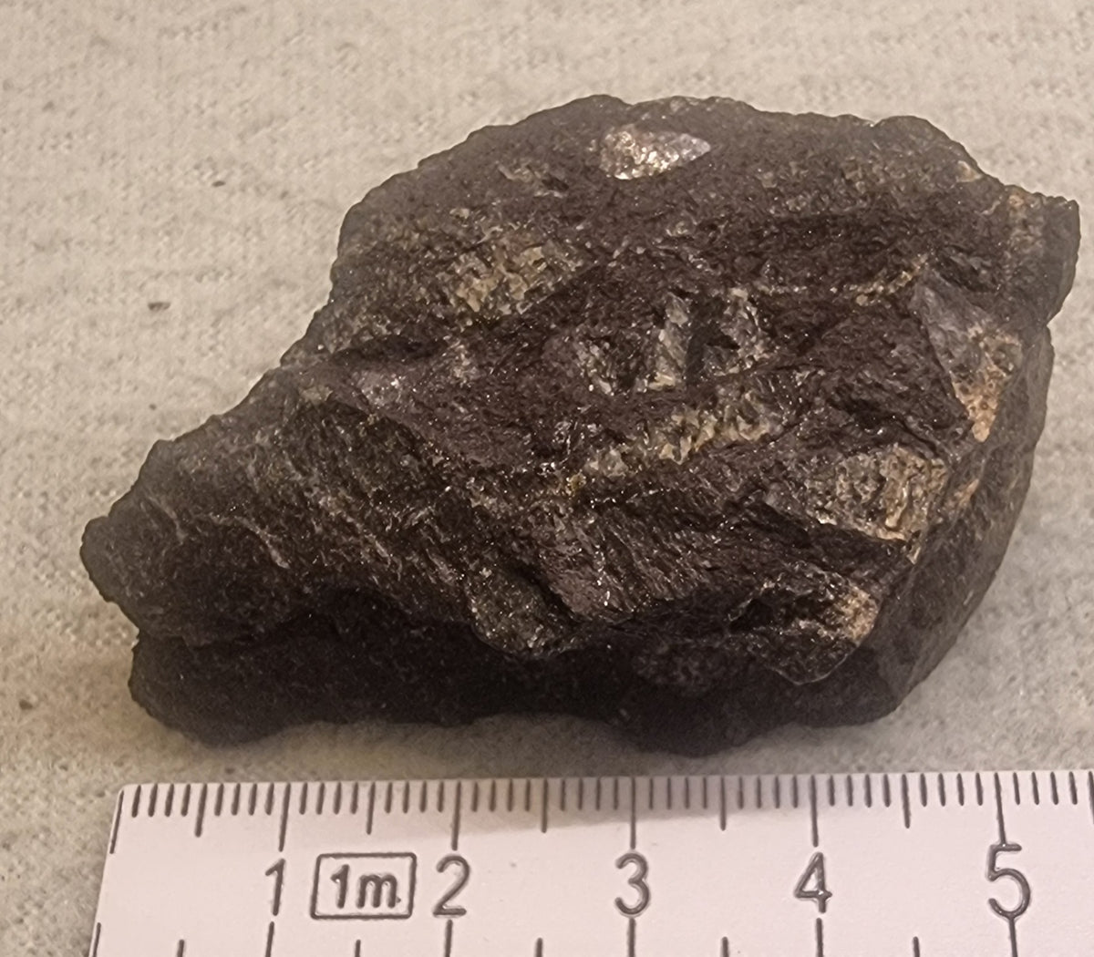 Psilomelan – manganoksid – rå mineralprøve