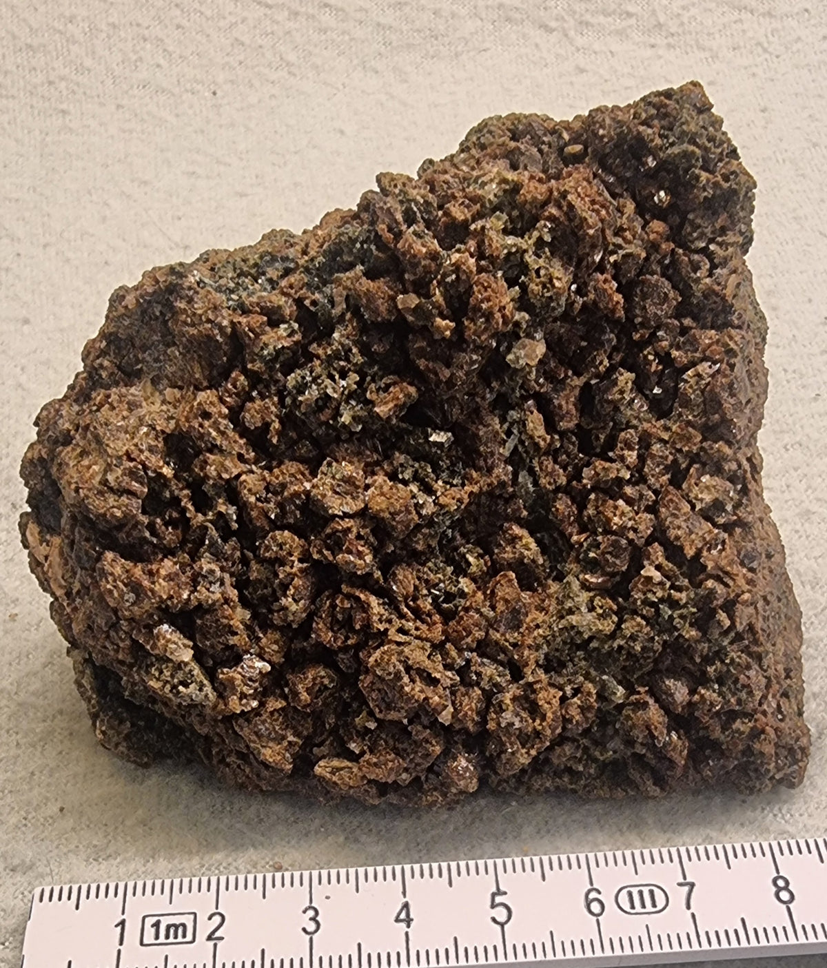 💎 Granat med epidot – Huelva, Spania