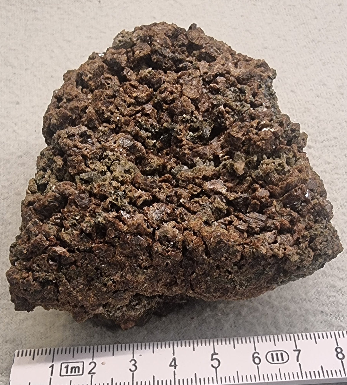 💎 Granat med epidot – Huelva, Spania