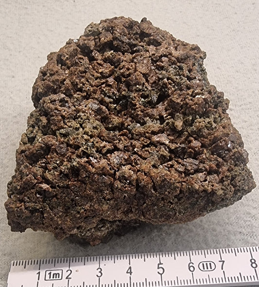 💎 Granat med epidot – Huelva, Spania