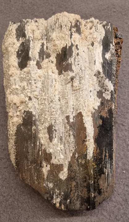 HYALITT-OPAL PÅ SVART TURMALIN – ERONGO, NAMIBIA