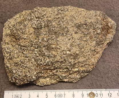 Kobbermalm / sulfidmalm – chalcopyritt og pyritt
