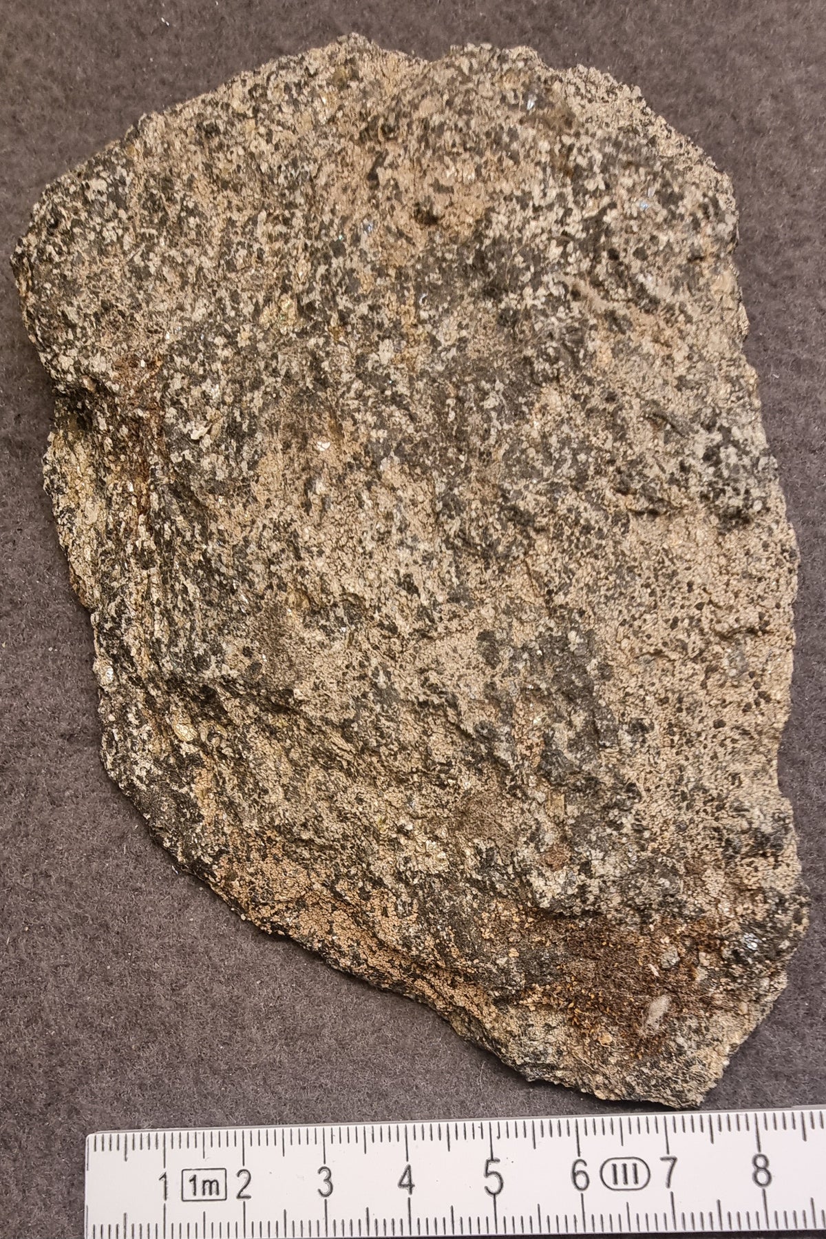 Kobbermalm / sulfidmalm – chalcopyritt og pyritt