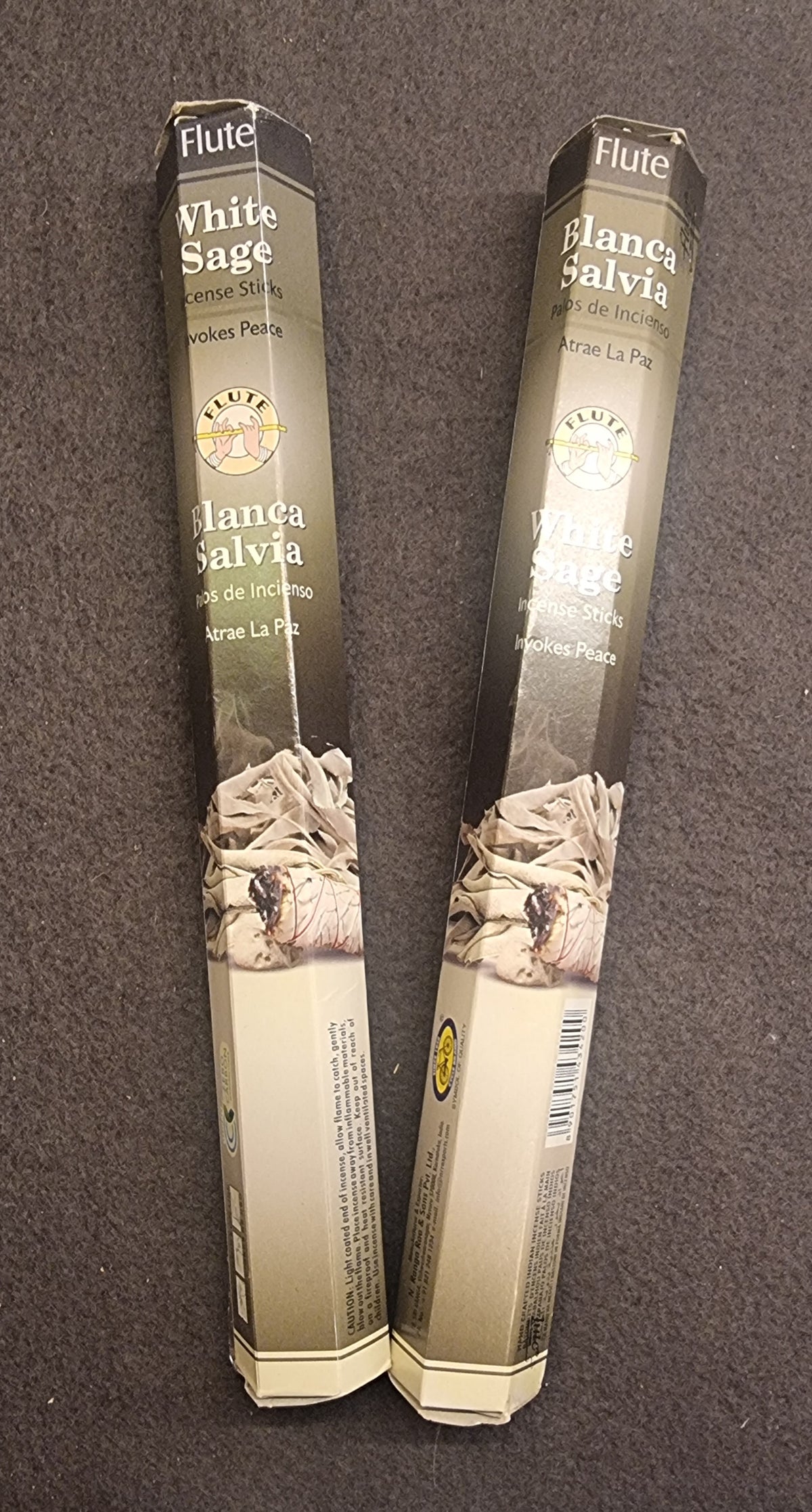 Flute White Sage – røkelsespinner