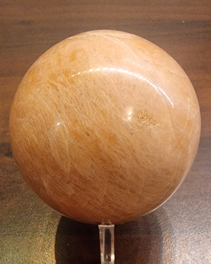 Fersken månestein kule – ca. 50 mm