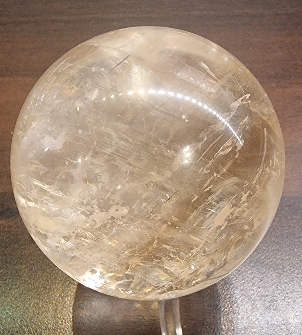 Lemonkvarts kule – ca. 45 mm