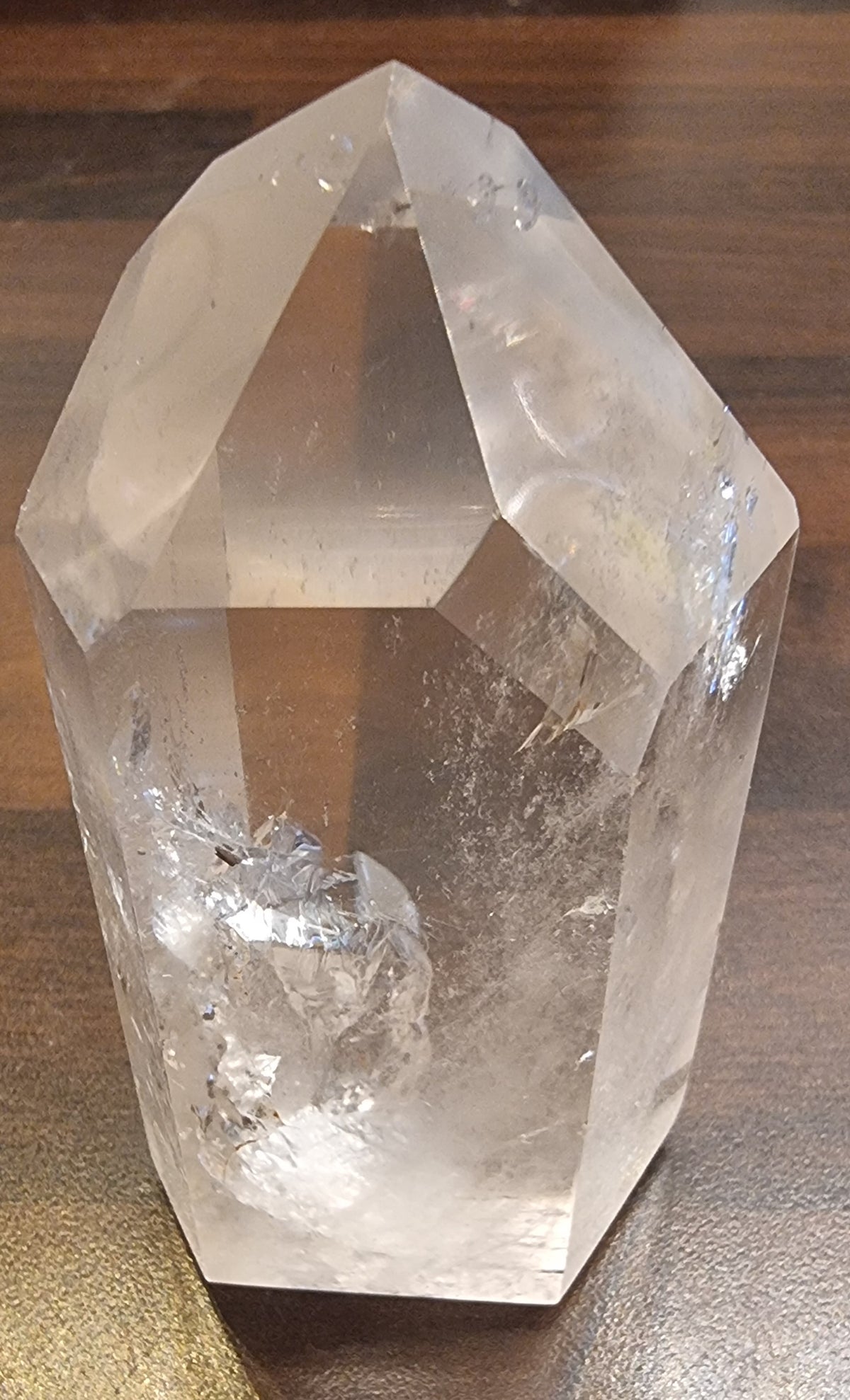Bergkrystall tårn – klar kvarts – ca. 8–9 cm