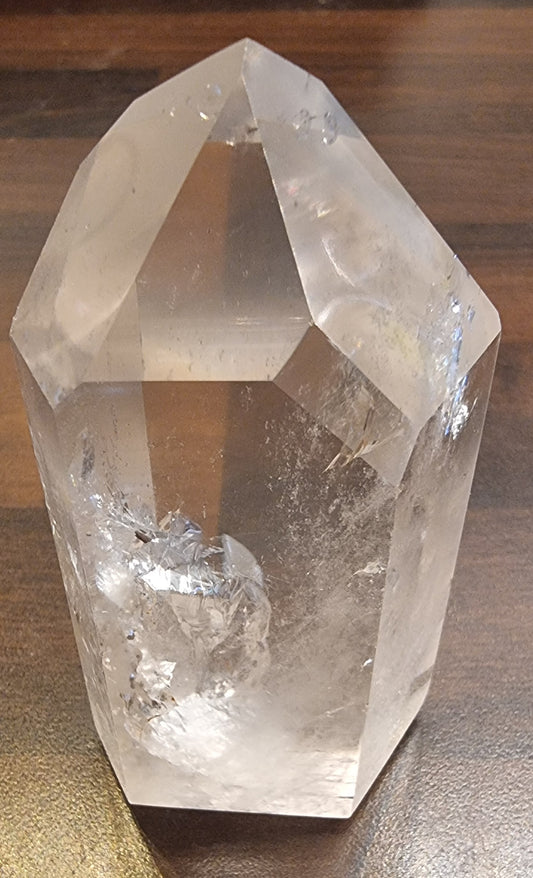 Bergkrystall tårn – klar kvarts – ca. 8–9 cm