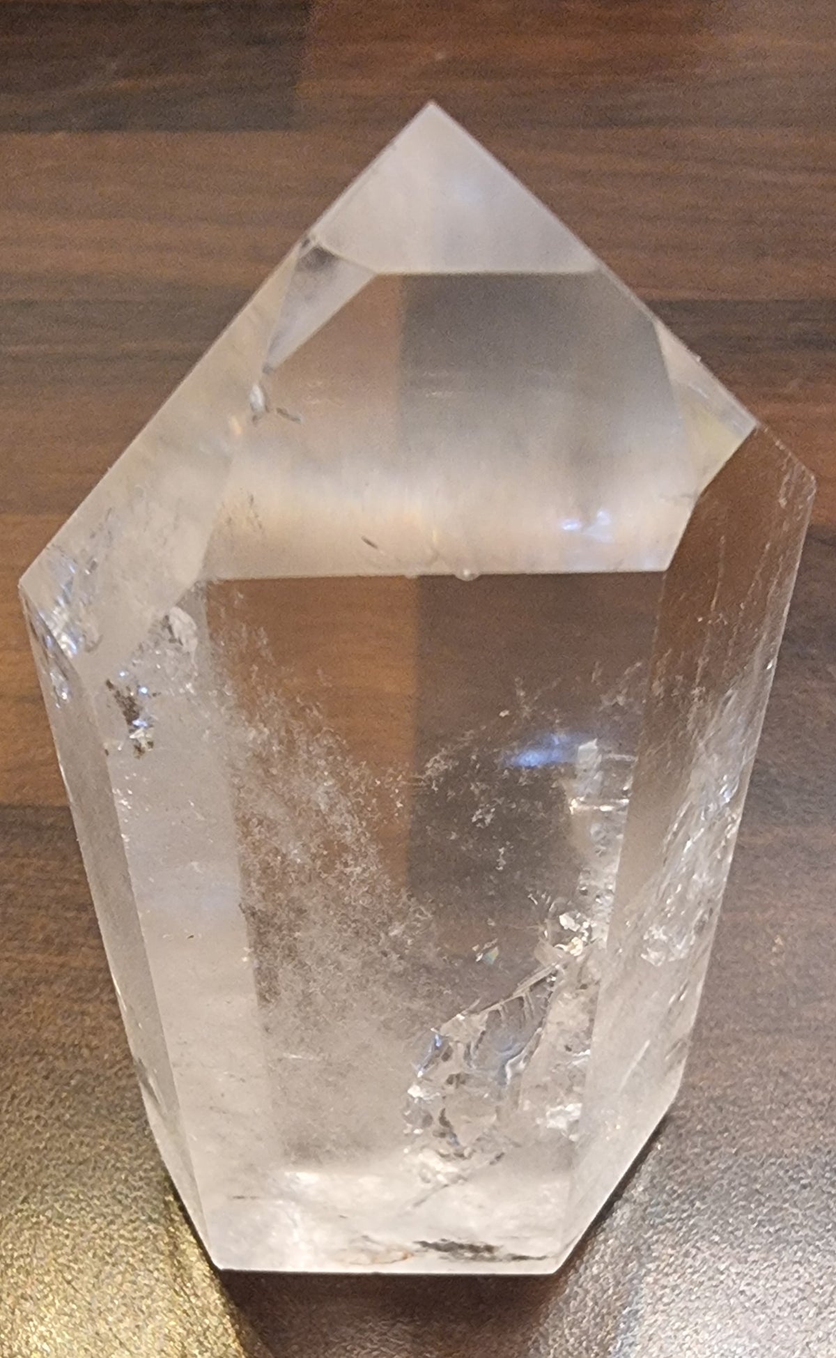 Bergkrystall tårn – klar kvarts – ca. 8–9 cm