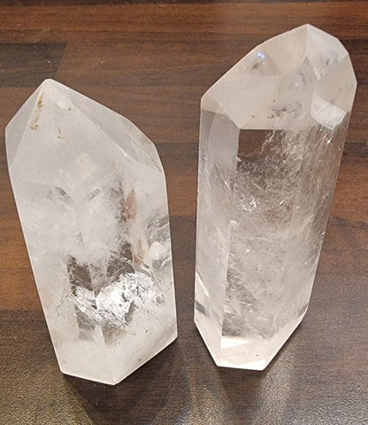 Bergkrystall tårn – klar kvarts – ca. 9–10 cm
