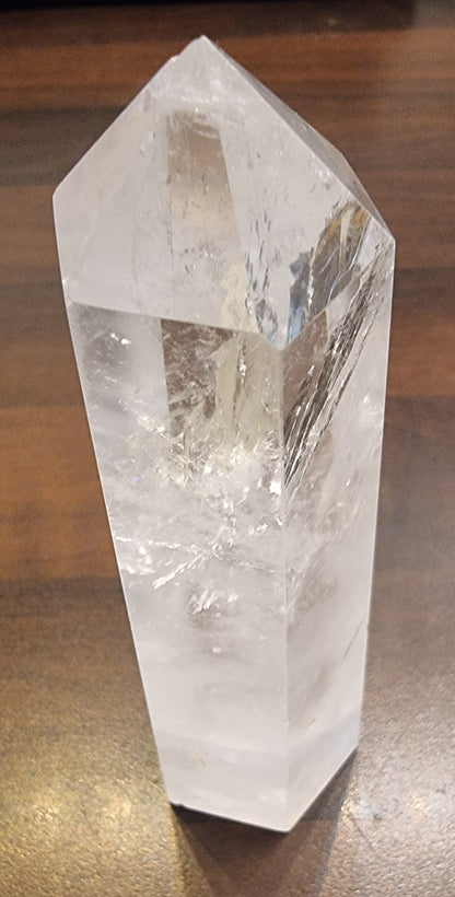 Bergkrystall tårn – klar kvarts – ca. 10 cm