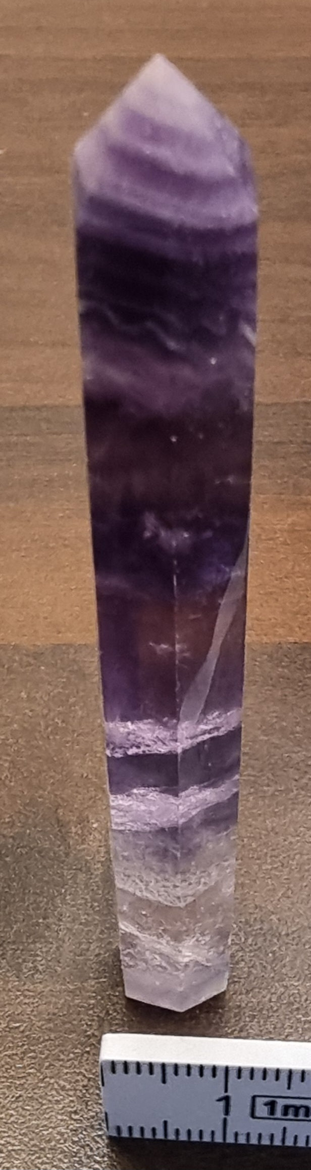 Lilla fluoritt tårn – ca. 8 cm