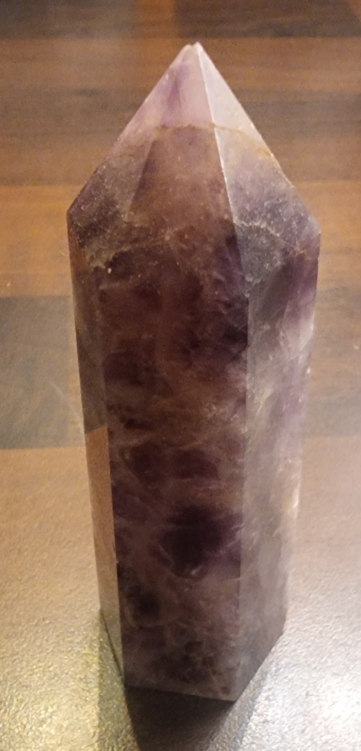 Ametyst tårn – ca. 8 cm