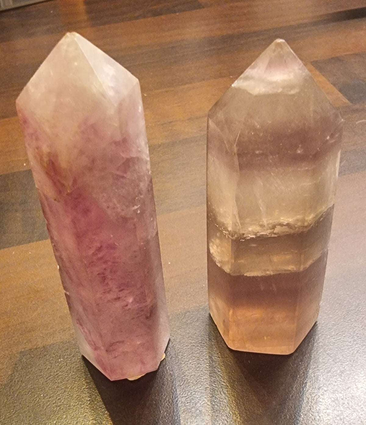 Fluoritt tårn – ca. 8–9 cm