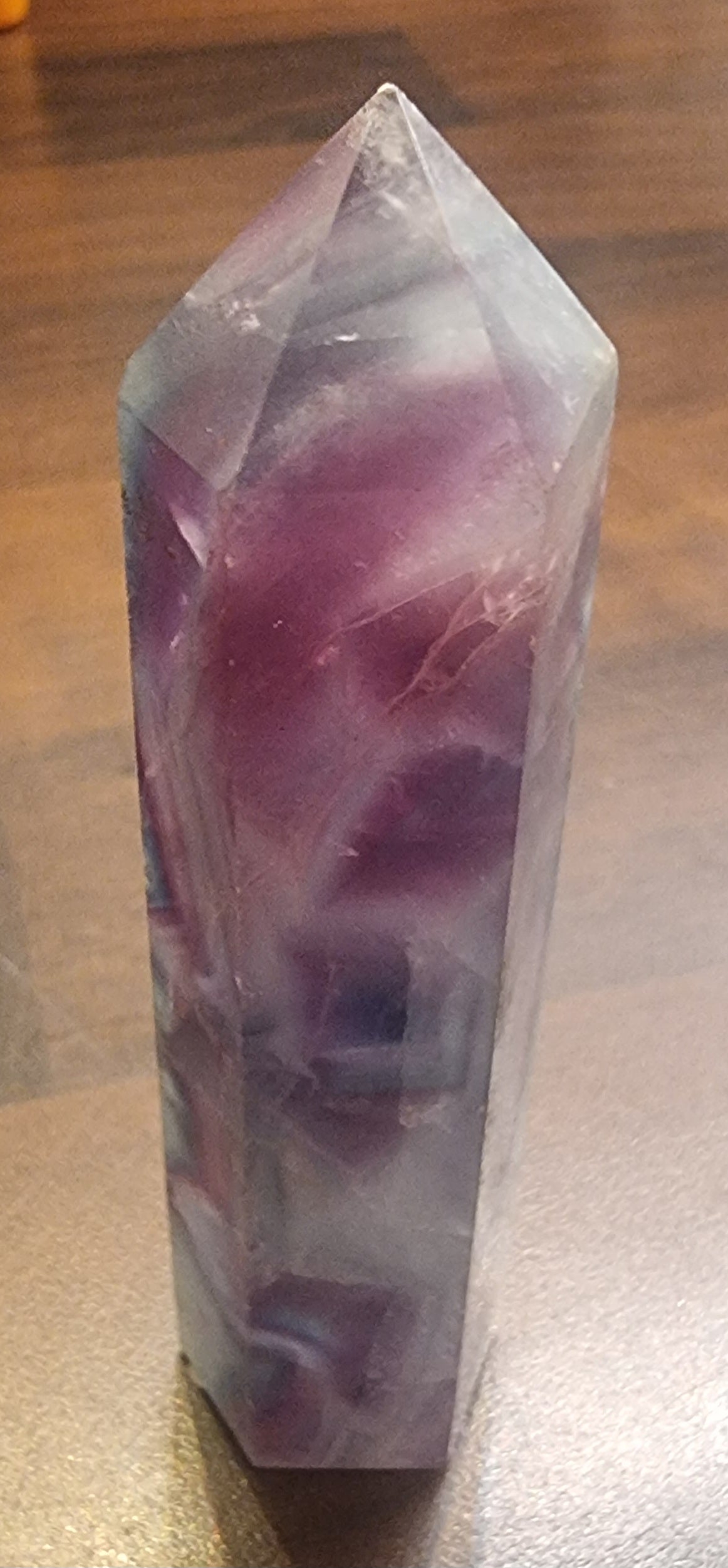 Fluoritt tårn – ca. 9–10 cm