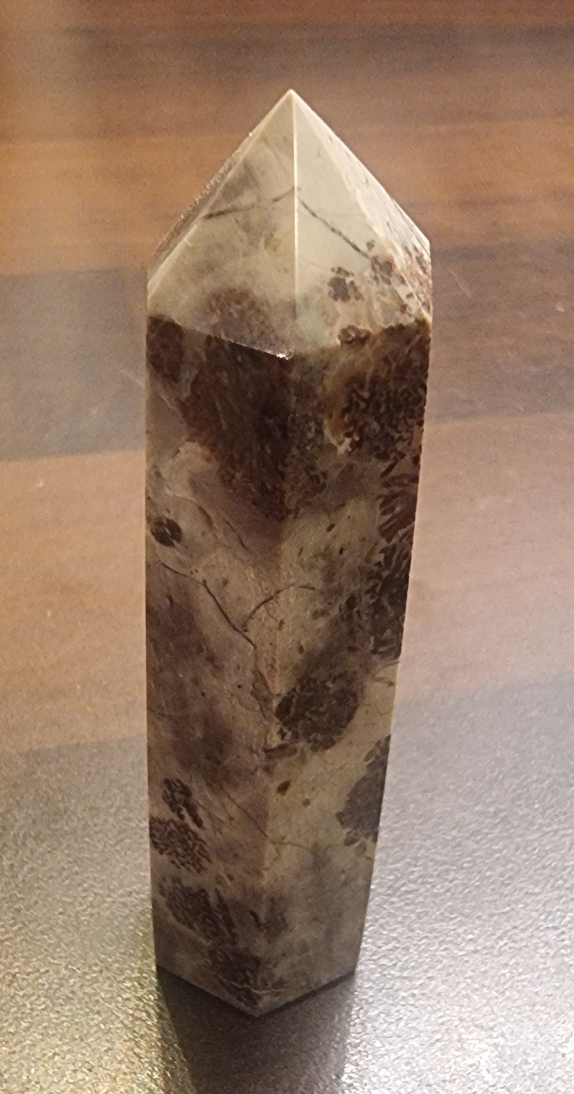Fossilkorall tårn – ca. 6–7 cm