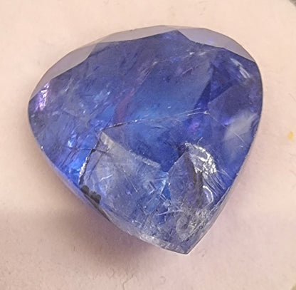 Naturlig tanzanitt – 10,87 ct – IGI-sertifisert