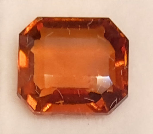 Naturlig hessonittgranat – 3,52 ct – Vivid Orange – ALGT-sertifisert