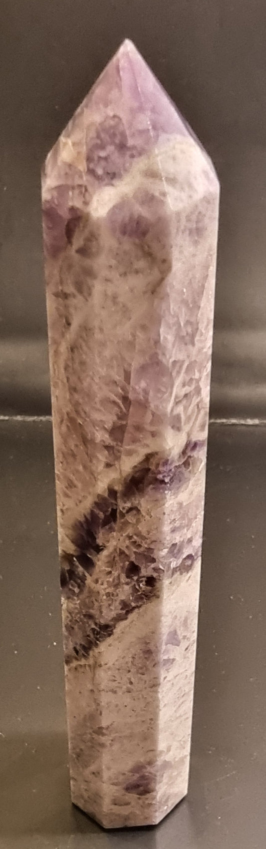 Ametysttårn – ca. 13 cm – naturlig kvarts