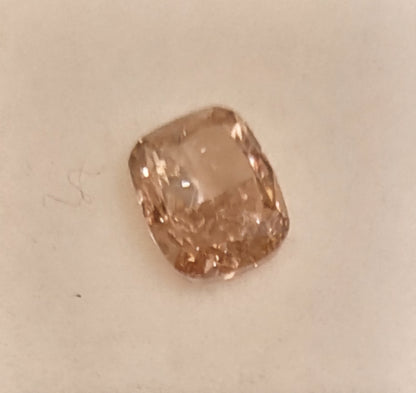 Naturlig Fancy Brown diamant – 0,52 ct – Cushion – AIG