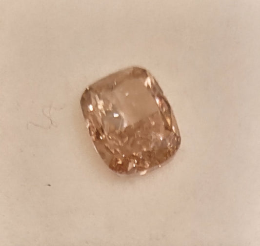 Naturlig Fancy Brown diamant – 0,52 ct – Cushion – AIG