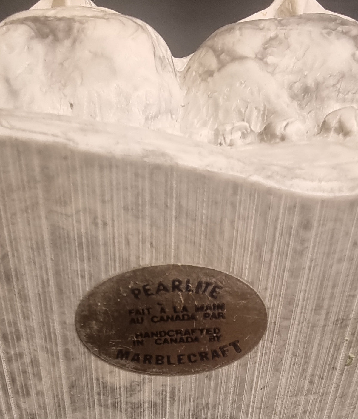 Vintage Pearlite uglepar – Marblecraft Canada