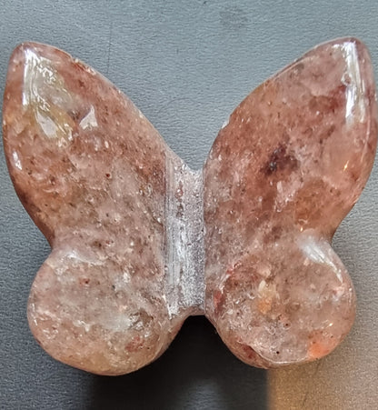 MINERALSOMMERFUGLER – KVARTS, HEMATOIDKVARTS OG GLANSOBSIDIAN