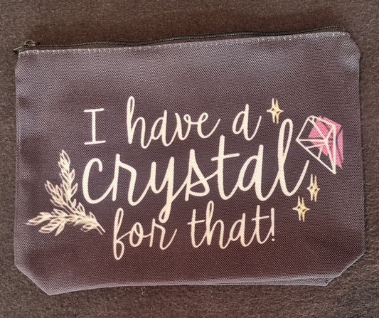 TOALETTVESKE MED KRYSTALLMOTIV – «I HAVE A CRYSTAL FOR THAT!»