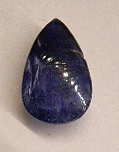 TANZANITT – PÆREFORMET CABOCHON – 5,00 CT – bilde 4 av 4